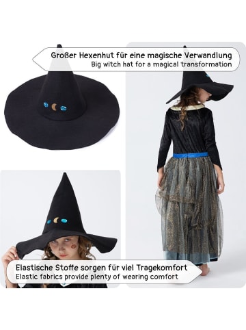 Corimori Kostüm „Hexe“ in Schwarz