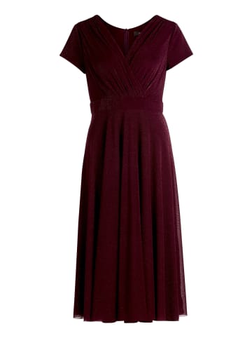 Vera Mont Cocktailkleid im Glitzer-Look in Strong Aubergine