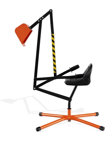 COSTWAY Sitzbagger 360° drehbar in Orange