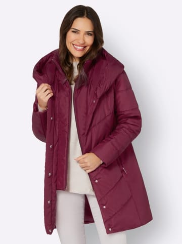 Sieh an! Longjacke in bordeaux