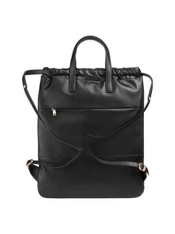 DuDu Ellesmere City Rucksack Leder 44 cm in black