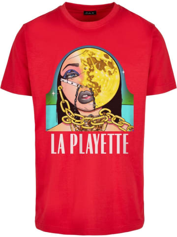 Mister Tee T-Shirt "La Playette Tee" in Rot