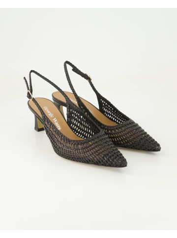 George Watts Slingpumps in Schwarz