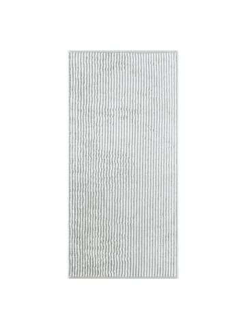 Cawö Cawö Handtücher Two-Tone Stripes 480 platin - 76 in platin - 76