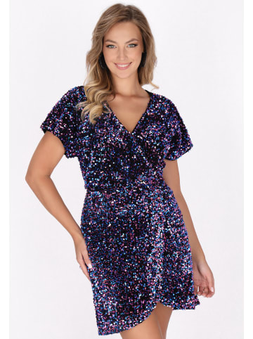 faina Damen Kleid in Blau Pink