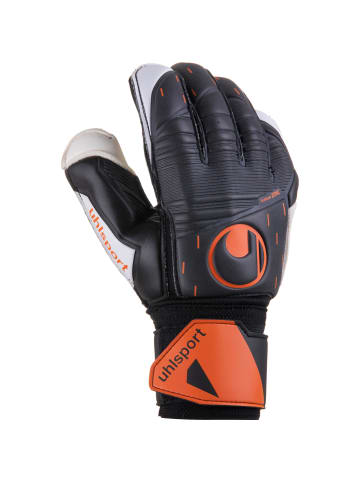 uhlsport  Torwarthandschuhe SPEED CONTACT SOFT FLEX FRAME in schwarz-weiß-fluo orange