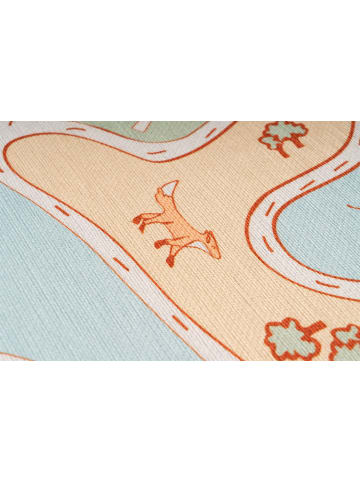 Arte Espina Wohnzimmer Teppich – Kurzflorteppich Bambini 225 Ø 160cm RUND in multi - rund