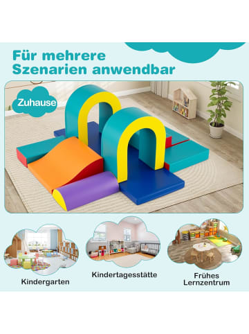 COSTWAY 10 teilige Schaumstoff Bausteine in Grün