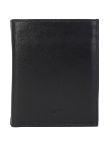 VLD VOi Leather Design Soft Rick Geldbörse Leder 10 cm schwarz