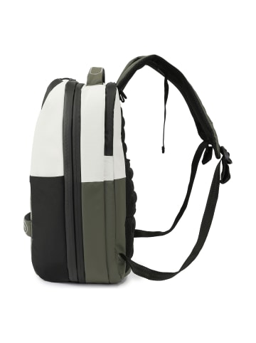 Hedgren Comby Performance Daypack L RFID Schutz 44 cm Laptopfach vaporous grey-olive