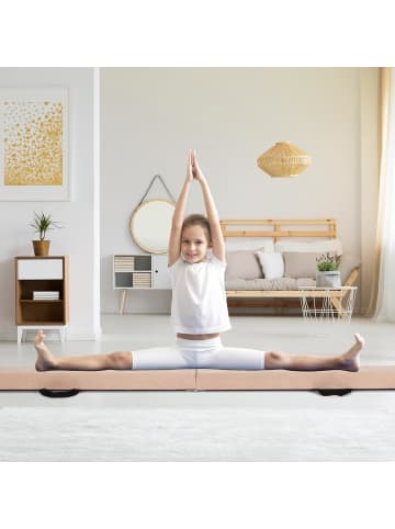 COSTWAY Schwebebalken Kinder 270 cm in Gelb