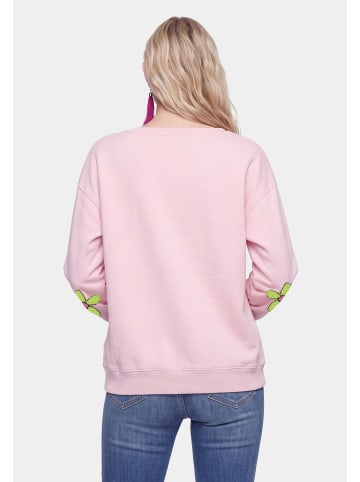 IZIA Women Sweatshirt in Light Rose