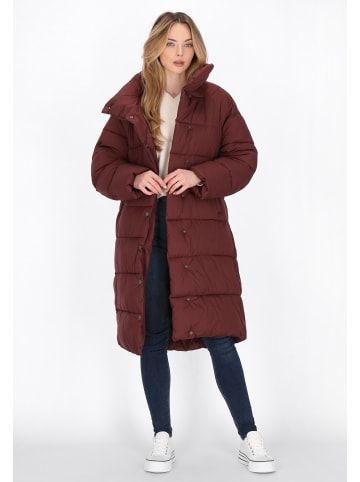 DreiMaster Maritim Women Coat in burgundy