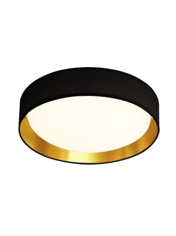 Licht-Erlebnisse Deckenlampe EEK G (B)50 x (L)50 x (H)12.5 cm in Schwarz Weiß Gold