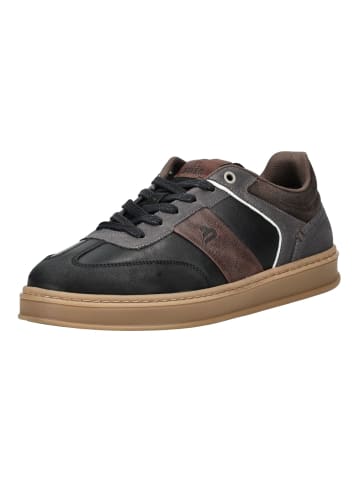 Bullboxer Sneaker in Schwarz/Braun