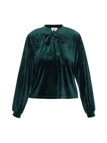 Usha Women Blouse in dark green
