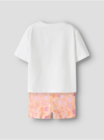 name it Set T-Shirt & Shorts Nmffeniaz in bright white