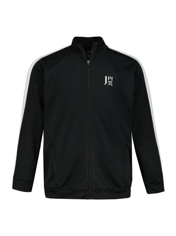 JP1880 Sweatjacke in schwarz