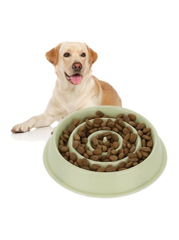 relaxdays 10 x Anti Schling Napf in Grün - 400 ml