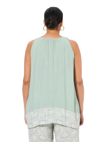 Ulla Popken Blusentop in helles moosgrün