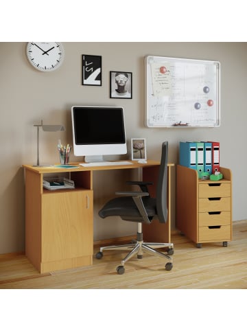 ebuy24 Kommode Konal Mini Braun 33 x 40 cm