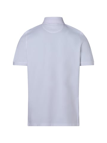 Andrew James Poloshirt in weiß schwarz - 0002