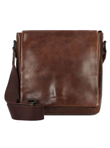 Greenburry Newport Messenger Leder 24 cm in coffee