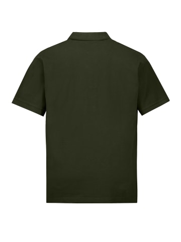 JP1880 Poloshirt in dunkel oliv