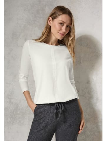Cecil Langarmshirt in vanilla white