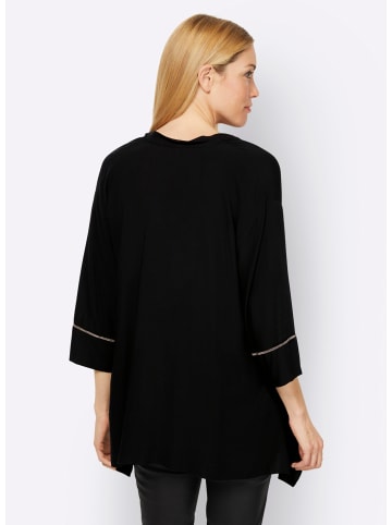 Heine Schlupf-Bluse in schwarz