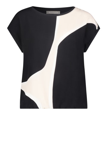 BETTY & CO Casual-Shirt mit Print in Black-Nature