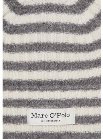 Marc O'Polo Gestreiftes Beanie in striped / warm granite melange