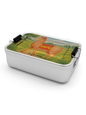 Mr. & Mrs. Panda Bentobox Alpaka Stolz Design ohne Spruch in Weiß