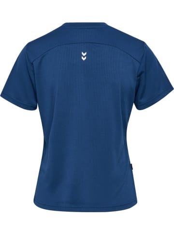 Hummel Sportshirt "Pulse Workout W T-Shirt S/S" in Blau