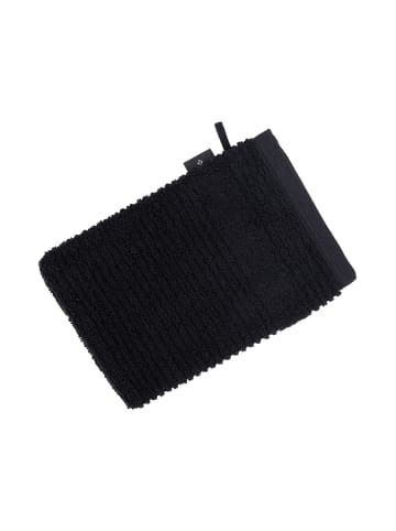 Vossen 6er Pack Waschhandschuh in schwarz