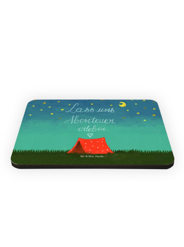 Mr. & Mrs. Panda Kühlschrankmagnet Abenteuer mit Spruch in Bunt