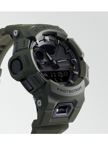 Casio G-Shock G-Squad AnaDigi Herrenuhr Khaki Schwarz / Grün