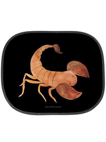 Mr. & Mrs. Panda autofenster sonnenschutz Sternzeichen Skorpion ... in Schwarz