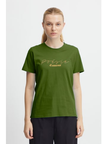 ICHI T-Shirt in grün