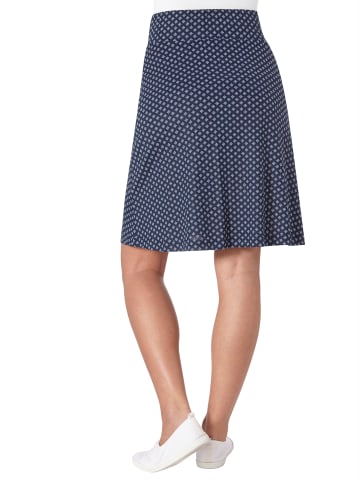 WITT WEIDEN Jerseyrock in marine-weiß-gemustert