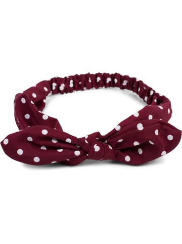 styleBREAKER Haarband in Bordeaux-Rot