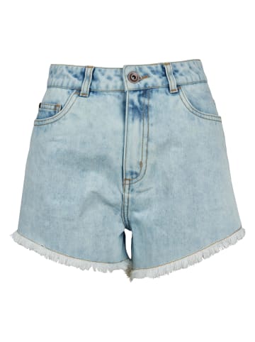 Urban Classics Hot Pants in blue bleached