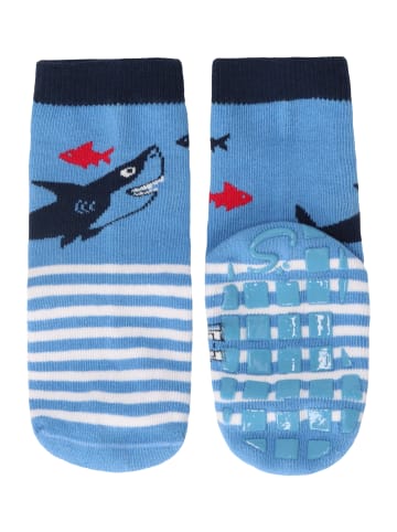 Sterntaler ABS-Socken DP Hai/Fische in samtblau