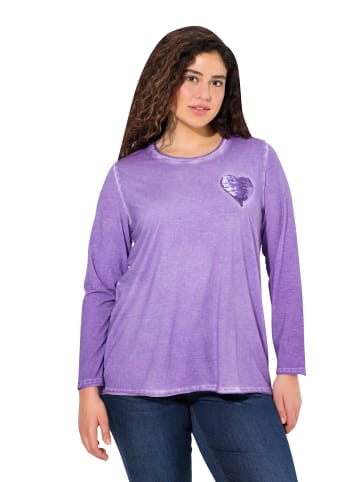 Ulla Popken Shirt in blauer flieder