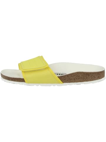 Birkenstock Pantolette Tema Mikrofaser schmal in gelb