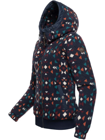 ragwear Übergangsjacke Cousy Short Aztec in Navy