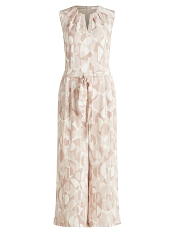 BETTY & CO Jumpsuit ohne Arm in Nature/Cream