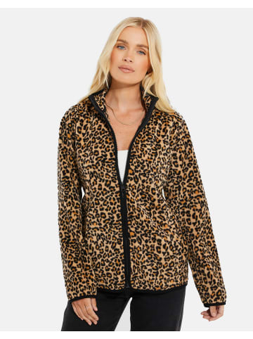 Threadbare Sweatjacke THB Peach Leo Zip Through Fleece in Tan