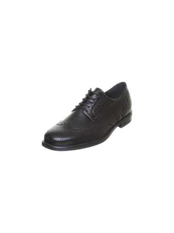 WALDLÄUFER Business Schuhe für Herren in schwarz in schwarz