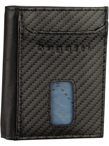 Bugatti Geldbörse Secure Slim Mini Wallet Special 1480C in Schwarz